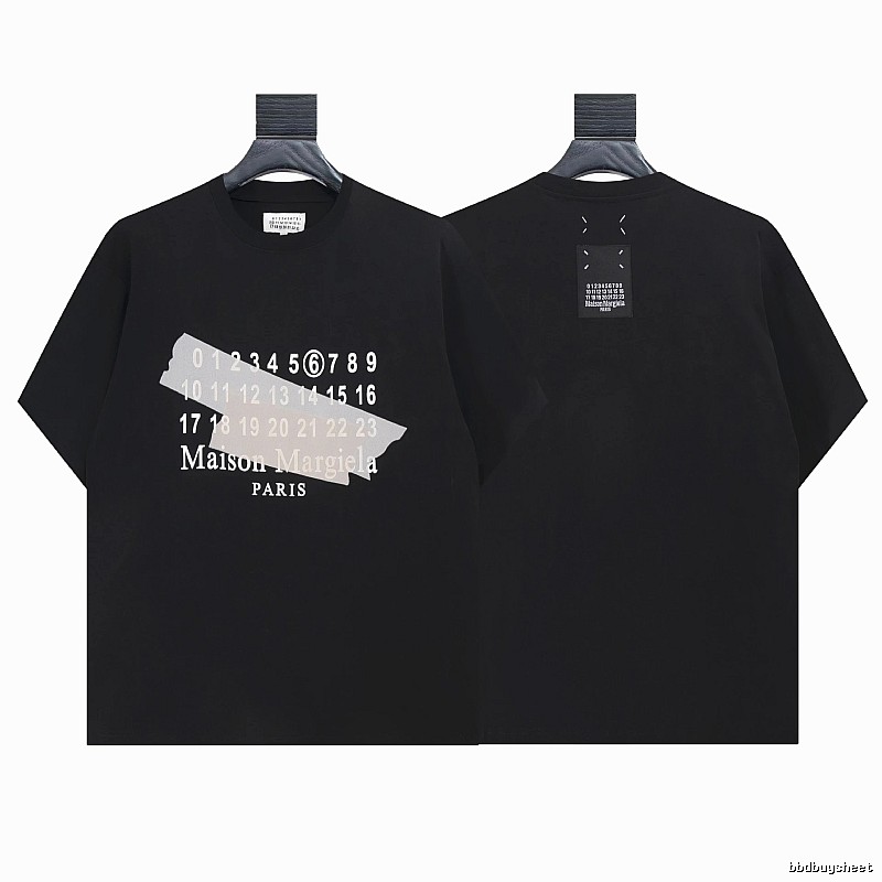 Maison Margiela Digital Print High Street Black T-Shirt