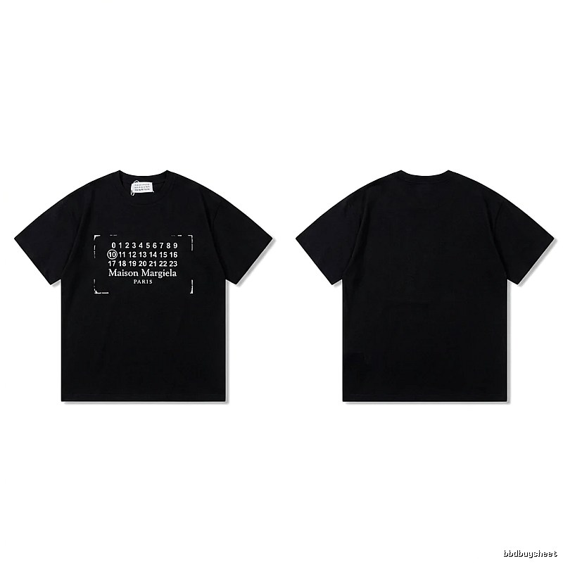 Maison Margiela Digital Style Black T-shirt