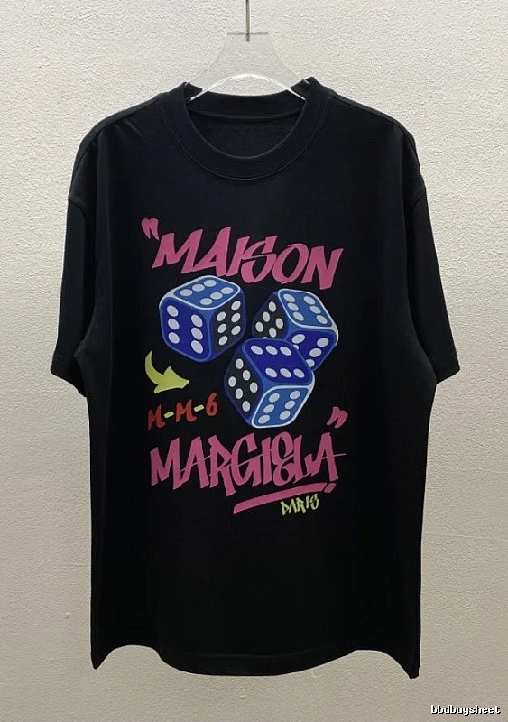 Maison Margiela MM6 Street Style Black Short Sleeve T-Shirt