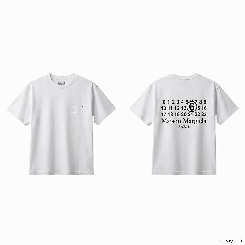Maison Margiela white T-shirt with digital printing
