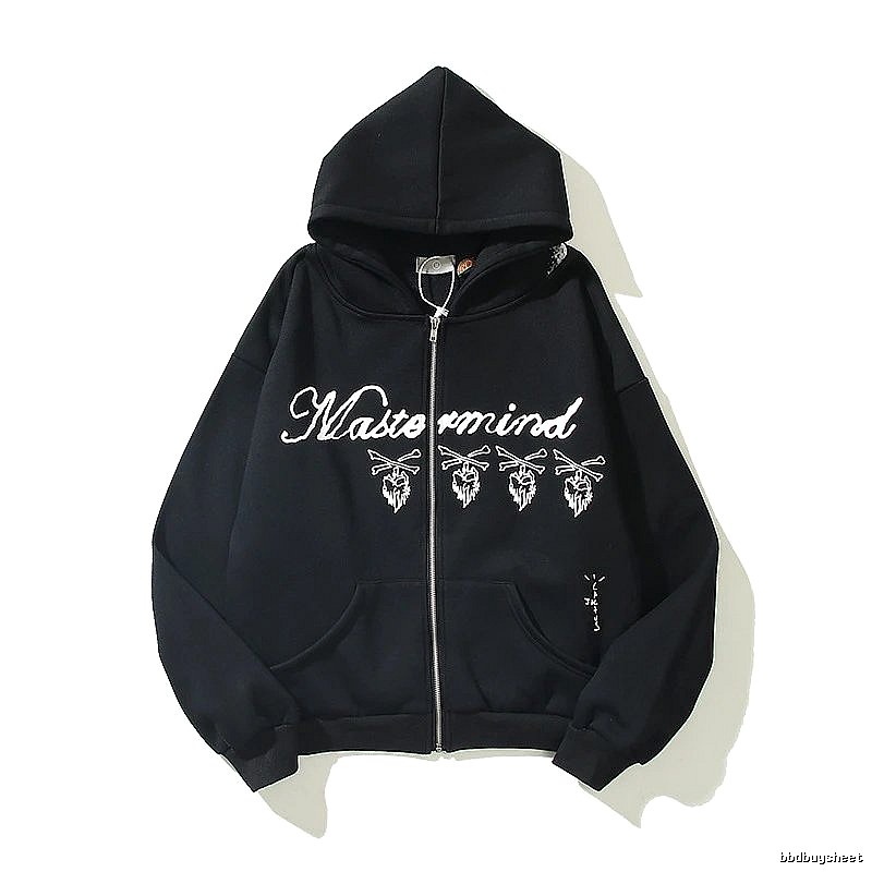 Mastermind Black Zip Hoodie Daily Styling Graphic