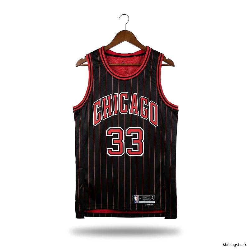 Michael Jordan retro black and red jersey