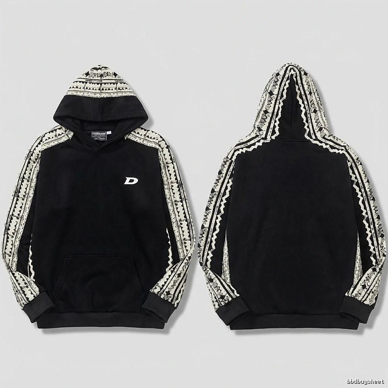 MLB retro style black hoodie