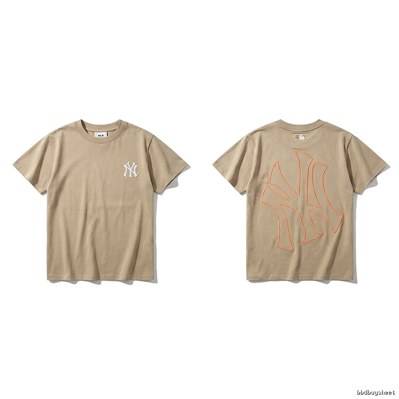 MLB retro style khaki T-shirt