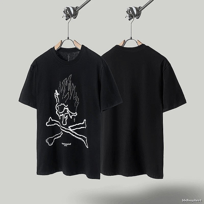 MMJ x Travis Scott Skull Street Style Black T-Shirt