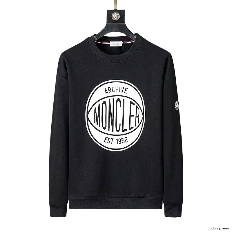 Moncler Archive Retro Style Black Sweatshirt