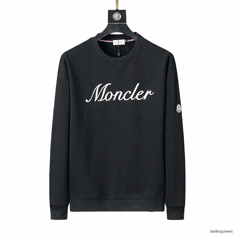 Moncler black simple sweatshirt