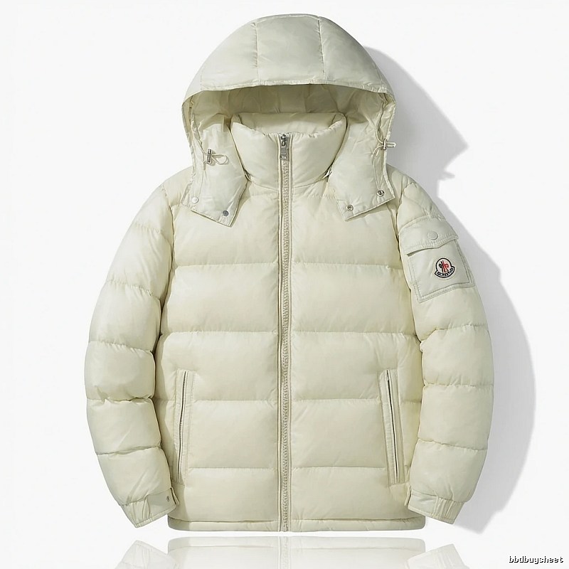 Moncler classic beige down jacket
