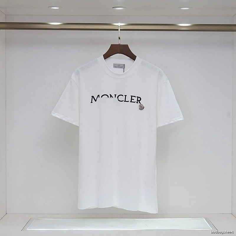 Moncler Classic Collection Minimalist Style White Short-sleeve T-shirt