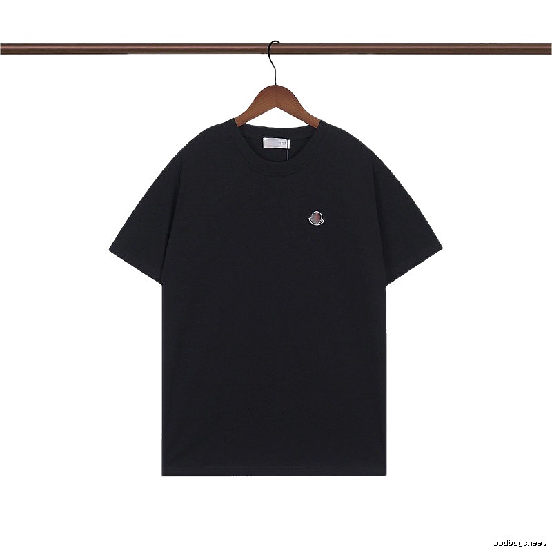 Moncler Classic Minimalist Style Black Short-sleeve T-shirt