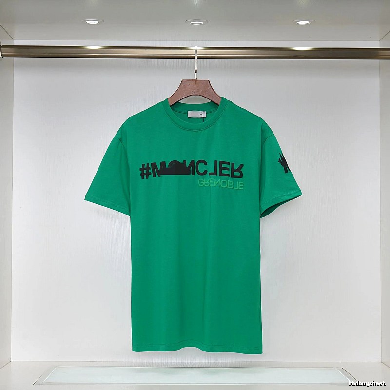 Moncler Grenoble Trendy Green Short-sleeve T-shirt