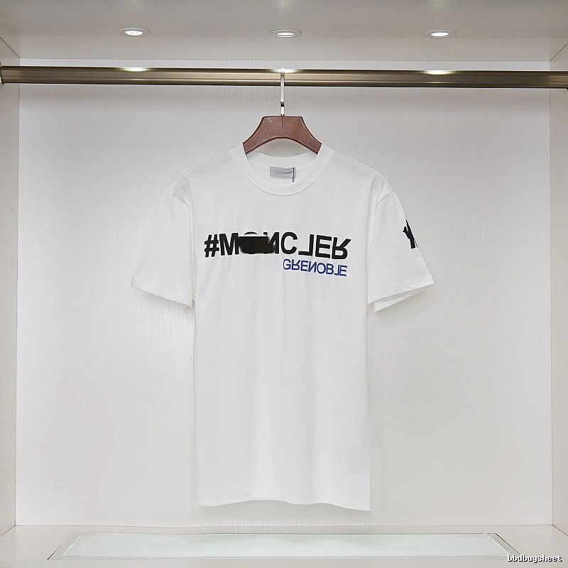 Moncler Grenoble Trendy Printed White T-Shirt