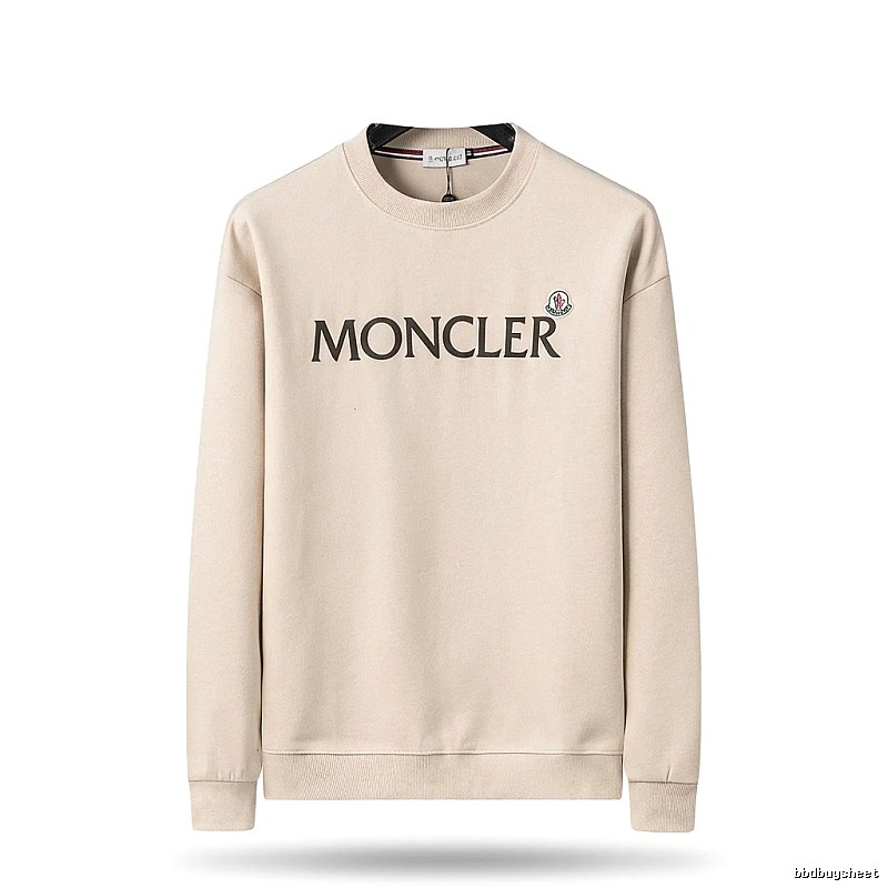 Moncler minimalist beige sweatshirt