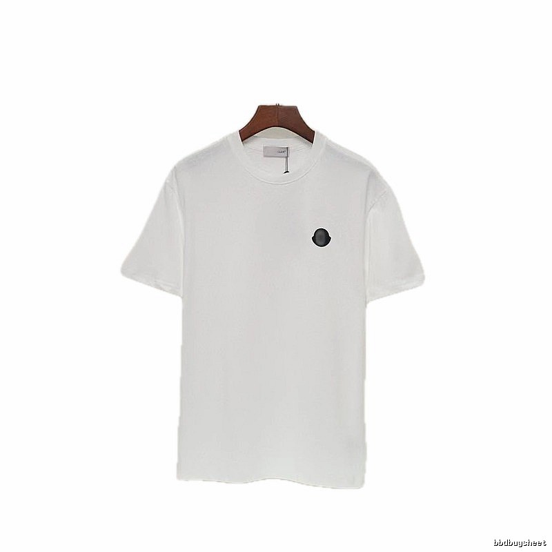 Moncler Minimalist Casual Style White Short-sleeved T-shirt