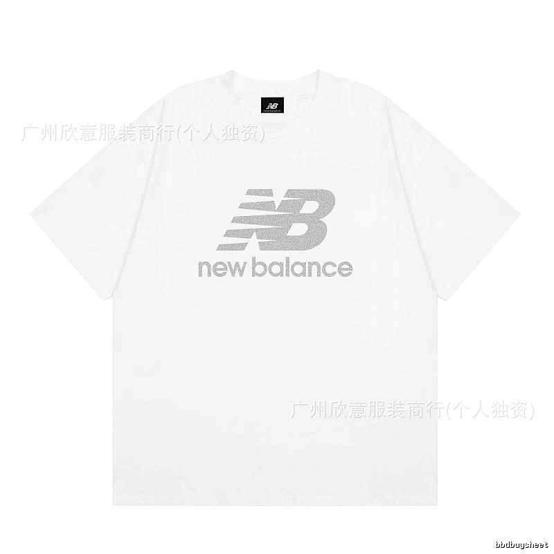 New Balance Classic Casual Style White Short-sleeve T-shirt
