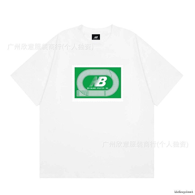 New Balance Printed Casual Style White T-Shirt