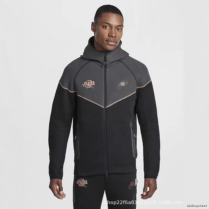 Nike Classic Tech Fleece tracksuit jacket Black Zip Jacket for Daily Styling