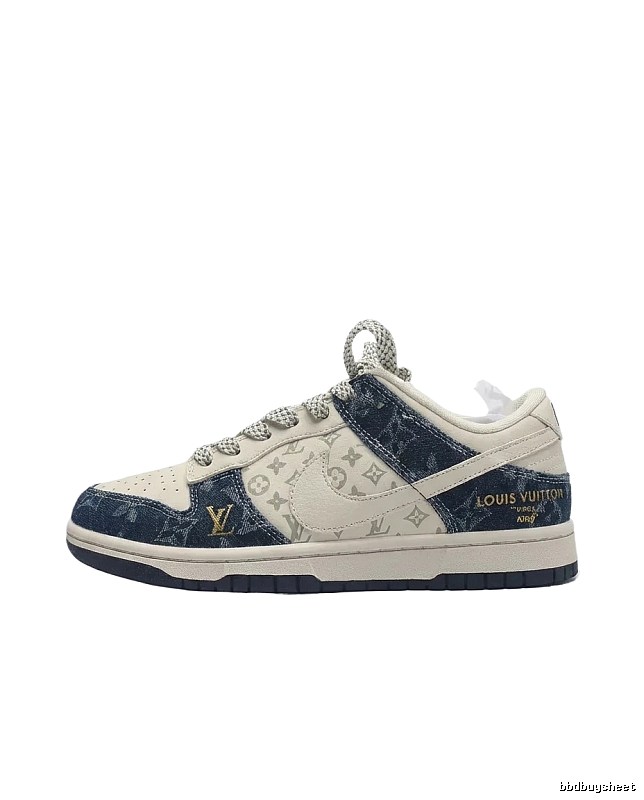 Nike LV Co-branded Retro Denim Sneakers