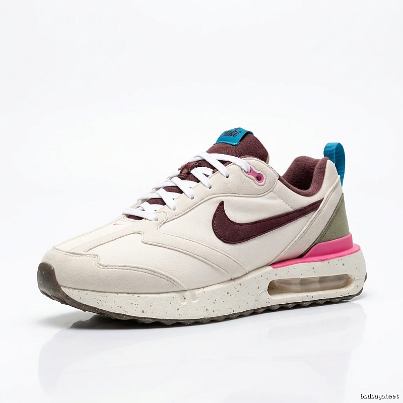 Nike retro white and brown sports shoes