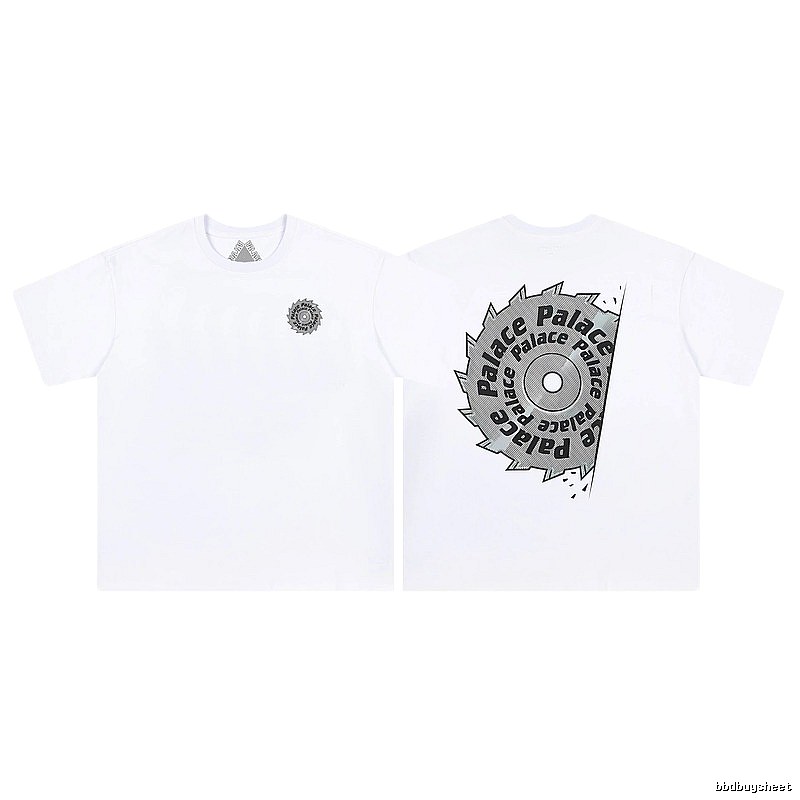Palace Saw Blade Printed Street-style White T-Shirt