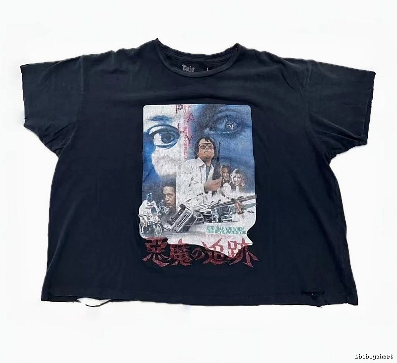 Paly Hollywood Demon Trace Vintage Black T-Shirt