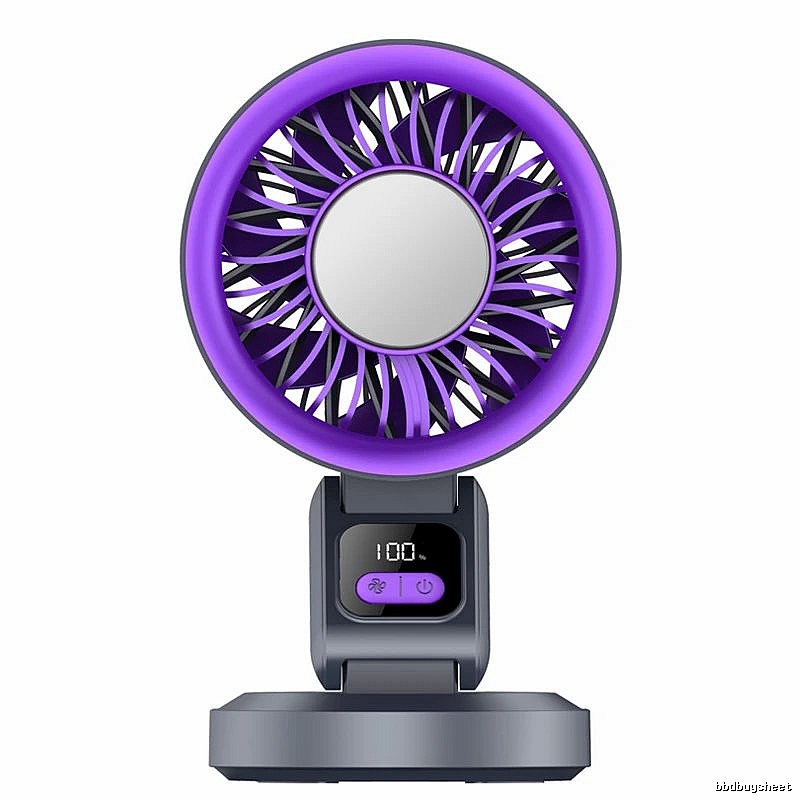 Quick Cooling Desktop Cooling Fan Gray Cold-compress Version