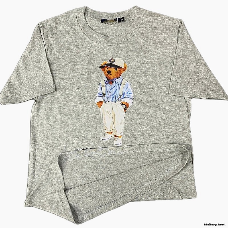 Ralph Lauren Bear Style Grey T-shirt