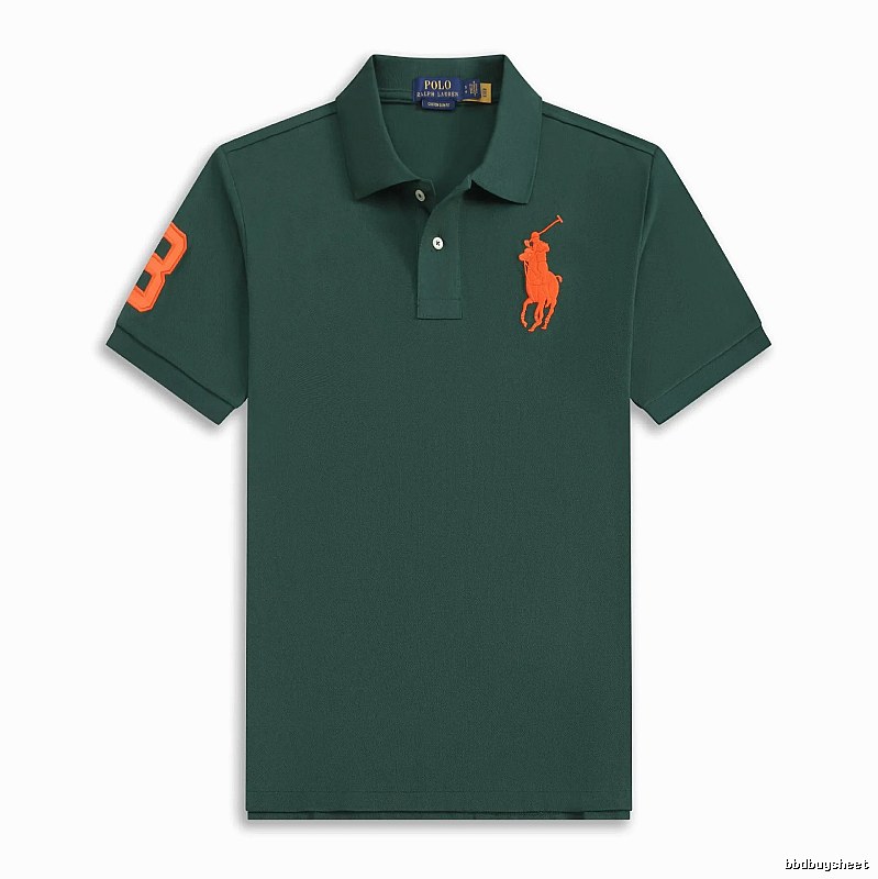 Ralph Lauren Polo American retro style dark green shirt
