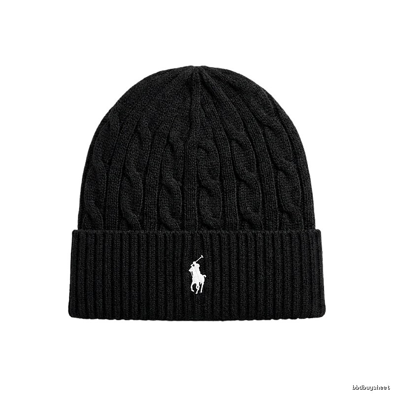Ralph Lauren Polo Black Knitted Hat