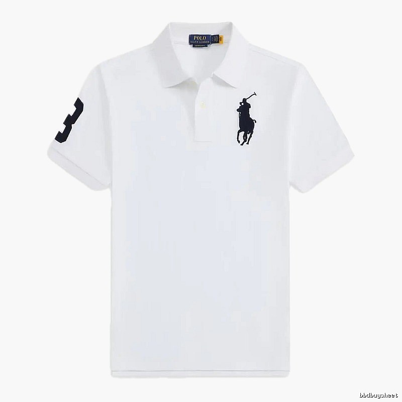 Ralph Lauren Polo White Minimalist Style T-shirt
