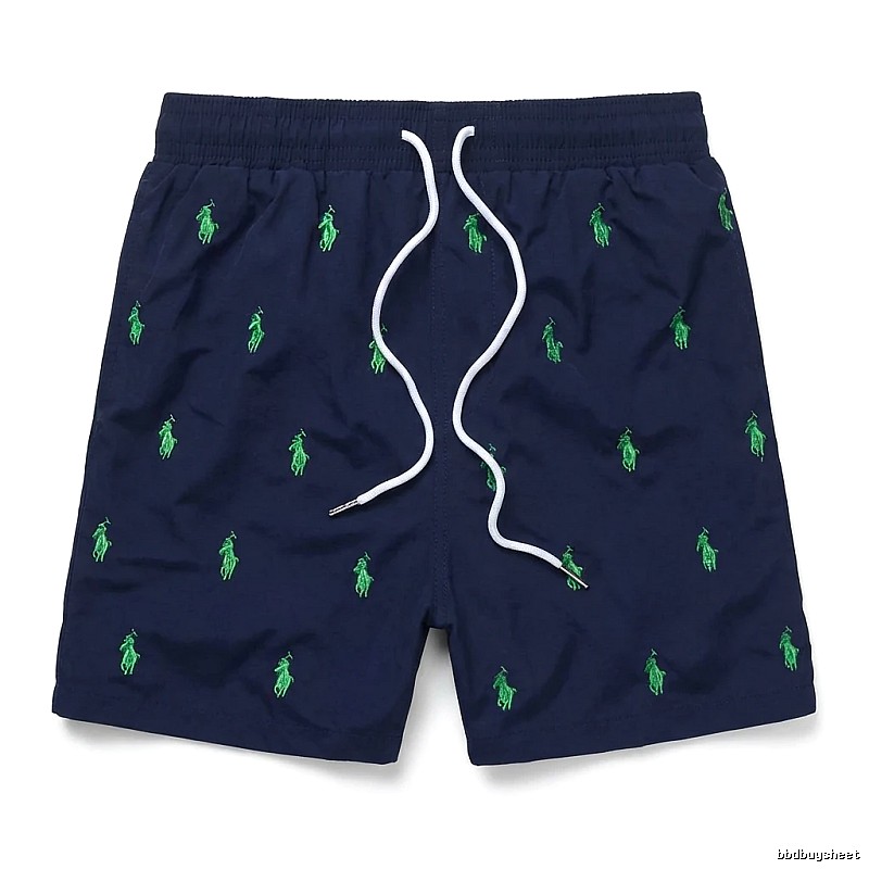 Ralph Lauren retro-style dark blue shorts