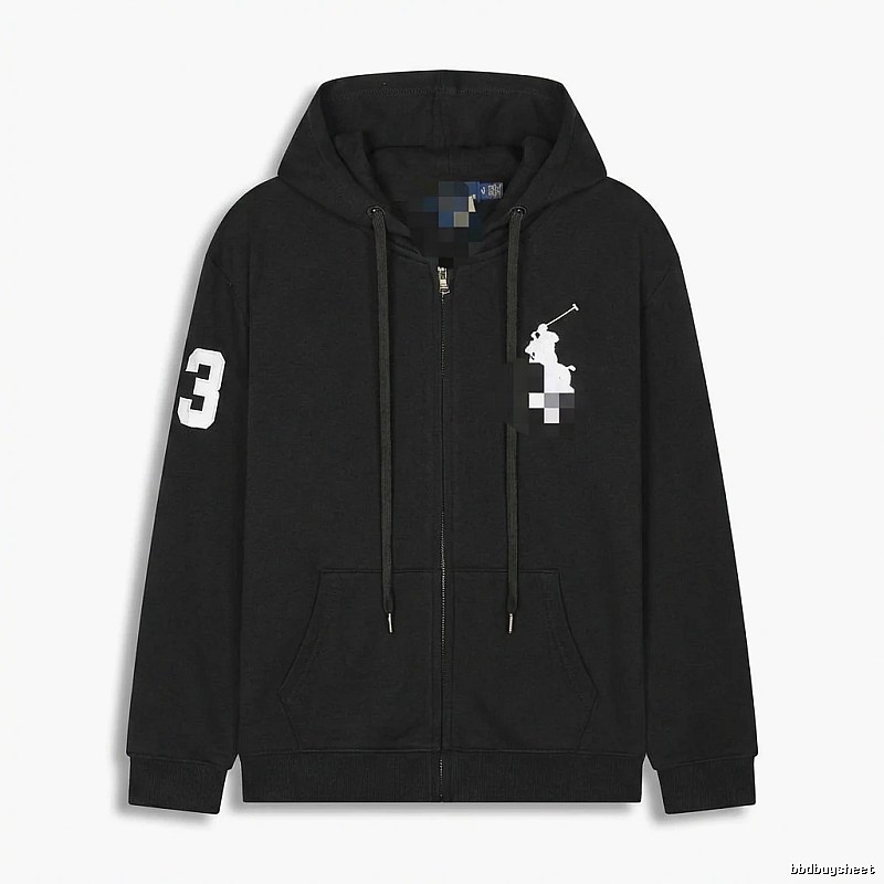 Ralph Lauren sporty black hoodie