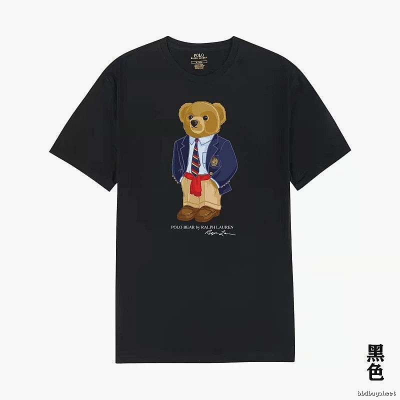 Ralph Lauren Teddy Bear Collection Black T-shirt