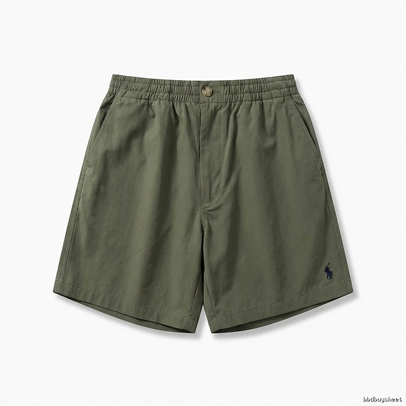 Ralph Lauren's casual-style military green shorts