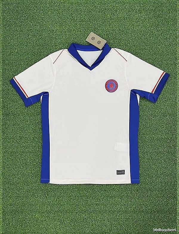 Real Madrid Summer Home soccer jersey White Real Madrid with Bold Graphic