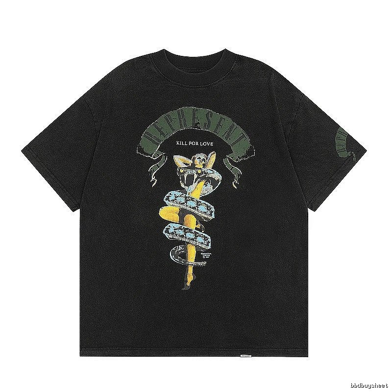Represent Black Style 833 Owners Club T-Shirt Summer Styling Logo