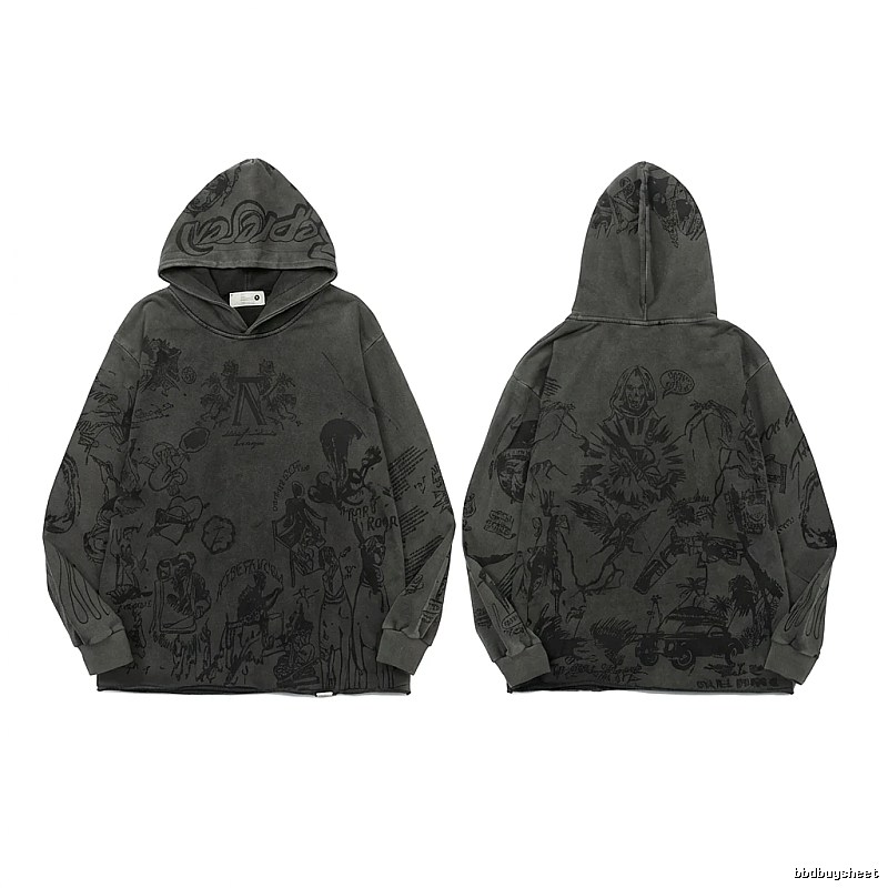 Represent Dark Retro Hoodie