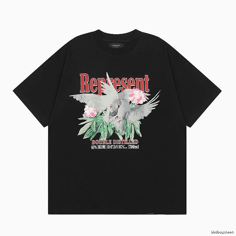 Represent Vintage-style Black Peace Dove T-Shirt