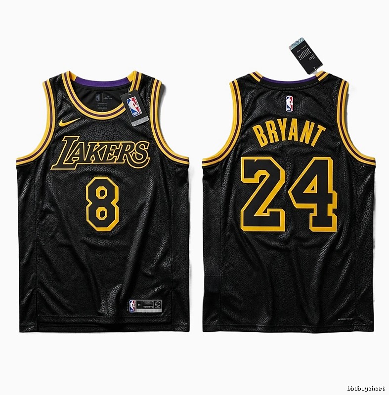 Retro-style jersey of the Kobe Lakers