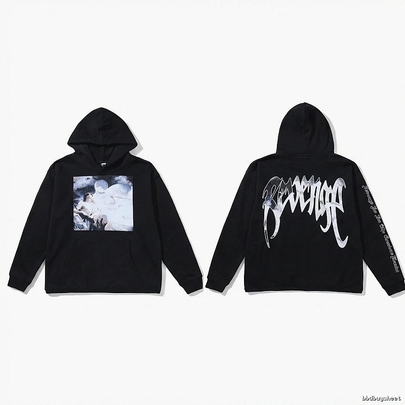 Revenge dark style black hoodie