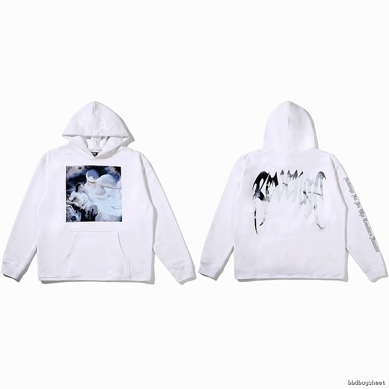 Revenge dark style white hoodie