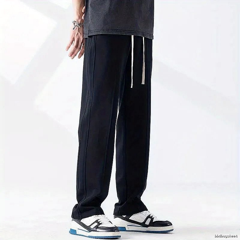 Rick Owens Classic Drawstring pants Black Relaxed Long for Daily Styling
