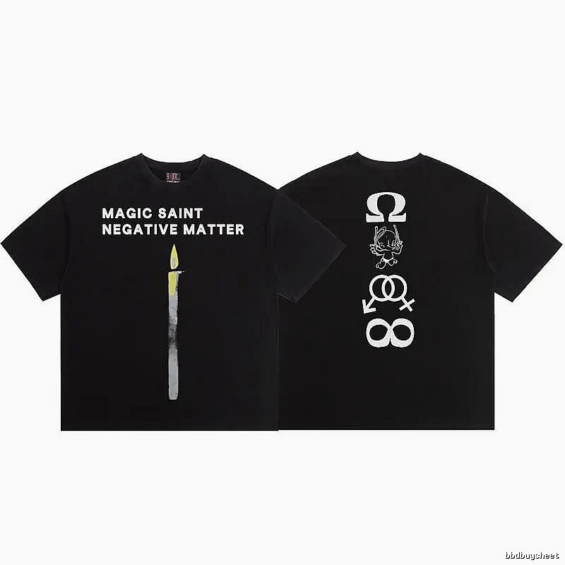 SAINT Magic Collection Street Style Black T-Shirt