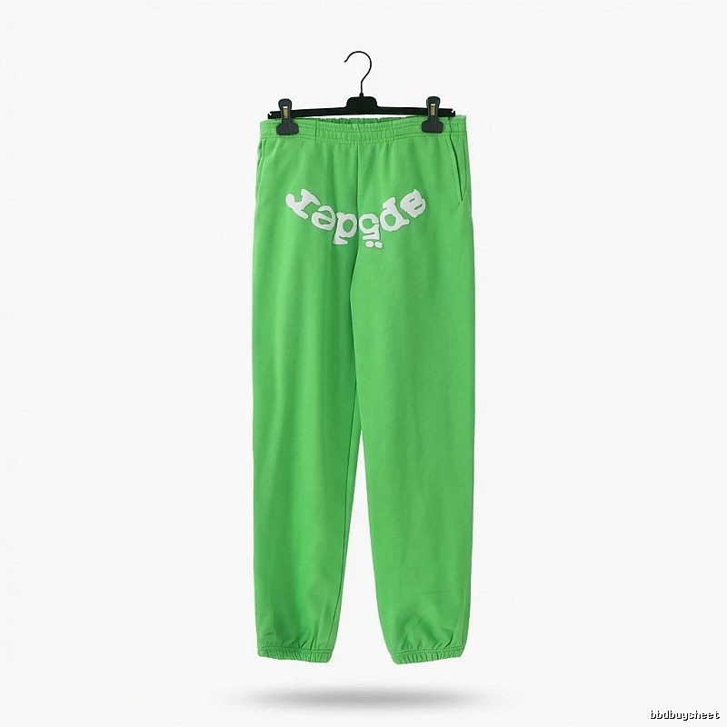 Sp5der Fluorescent Green Trendy Pants