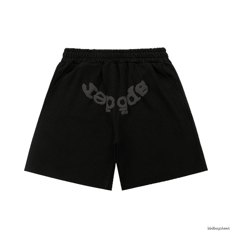 Sp5der letter trendy brand style shorts