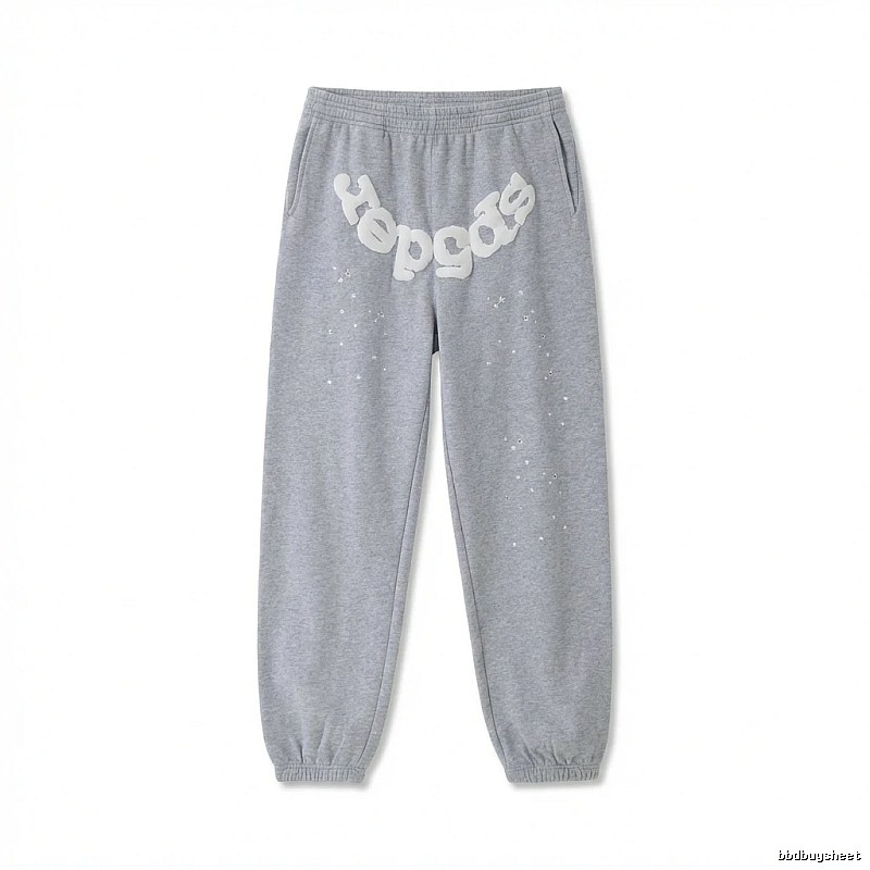 Sp5der Starry Rhinestone Wind Track Pants