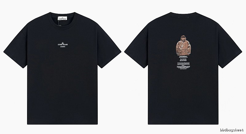 Stone Island Archive Series Street Style Black T-Shirt