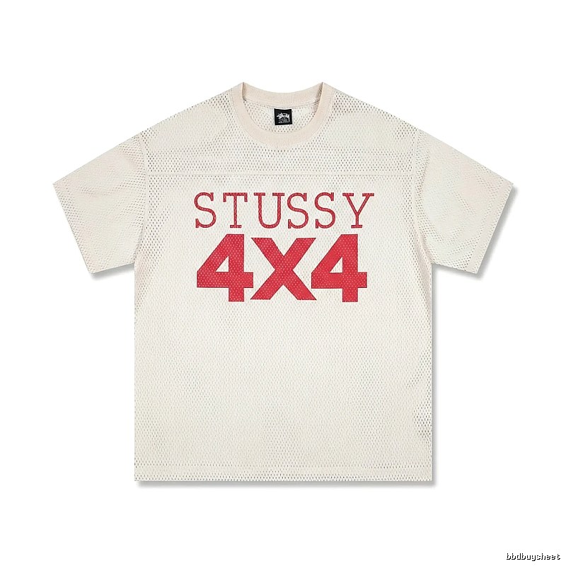 Stussy 4X4 Retro Style White T-shirt