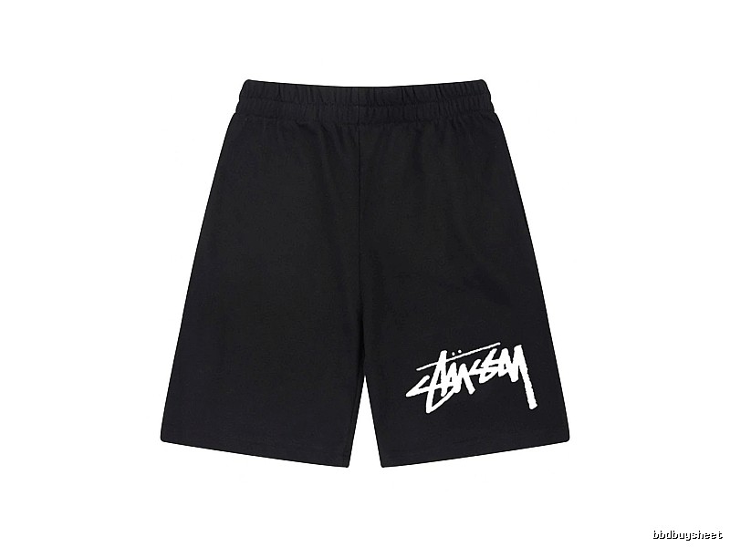 Stussy basic black shorts