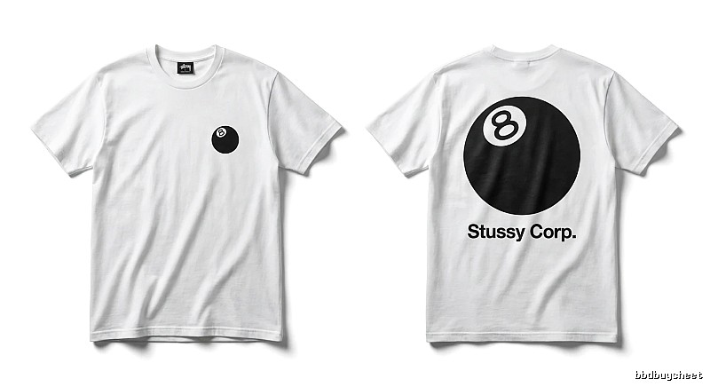 Stussy Billiards Series White T-shirt